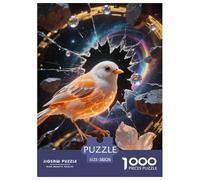 Zebra Finch Jigsaw Puzzle Impossible 1000 Pezzi Decorazione Per La Casa. Rilassamento E Intelligence Per Adulti E Ragazzi Da 14 Anni 38x26cm/1000pcs