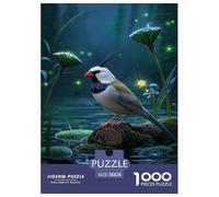 Zebra Finch Jigsaw Puzzle Impossible 1000 Pezzi Decorazione Per La Casa. Rilassamento E Intelligence Per Adulti E Ragazzi Da 14 Anni 38x26cm/1000pcs