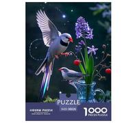 Zebra Finch Jigsaw Puzzle Impossible 1000Pcs Decorazione Per La Casa. Giochi Rilassamento E Intelligence Per Adulti E Ragazzi Da 14 Anni 38x26cm/1000pcs