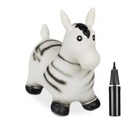 Zebra Giocattolo Saltellante Gioco Gonfiabile Salterino Bambini Senza BPA 50 kg