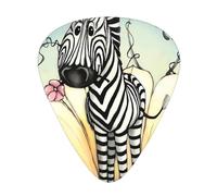 Zebra Guitar Picks 12 pezzi, Acoustic Essential Plettri spessi e sottili Studenti 0,46 0,96 0,71 M