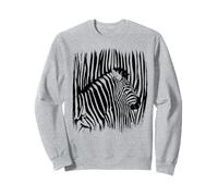Zebra Illustrazione Zebra in Camo Felpa