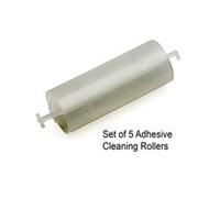 Zebra kit ADHESIVE Cleaning ROLLERS Cleaning roller kit set of 5 105912-007