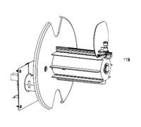 Zebra Kit Media Rewind Spindle with Motor and PCB ZT420 Spindel P1058930-059