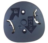 Zebra locking mount, black