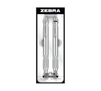 Zebra M/F 701 Stainless Steel Pen & Pencil Gift Set 2/Pkg-Pen 0.8mm & Mechanical