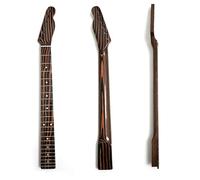 Zebra, manico per chitarra in legno per Fender Telecaster, manico di ricambio a 22 tasti, larghezza capotasto 42 mm, truss rod regolabile, fori per accordatore da 10 mm preforati