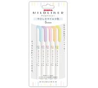 ZEBRA Penna fluorescente Mildliner [Merci di importazione parallela] (Delicatezza Colore delicato) WKT7-5C-YC