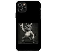 Zebra Occhiali da sole Rock Music Funny Retro Horns Up Custodia per iPhone 11 Pro Max