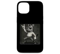 Zebra Occhiali da sole Rock Music Funny Retro Horns Up Custodia per iPhone 13