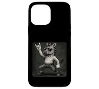 Zebra Occhiali da sole Rock Music Funny Retro Horns Up Custodia per iPhone 13 Pro Max