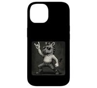 Zebra Occhiali da sole Rock Music Funny Retro Horns Up Custodia per iPhone 14
