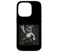 Zebra Occhiali da sole Rock Music Funny Retro Horns Up Custodia per iPhone 14 Pro