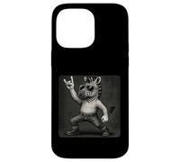 Zebra Occhiali da sole Rock Music Funny Retro Horns Up Custodia per iPhone 14 Pro Max