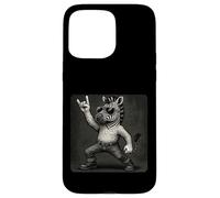 Zebra Occhiali da sole Rock Music Funny Retro Horns Up Custodia per iPhone 15 Pro Max