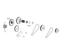 Zebra P1058930-039 Drive System ZT400 Series (includes gears belts an d pulleys