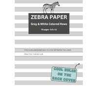 Zebra Paper: High-Contrast Adaptive Writing Paper: Visual Organization Aid for Enhanced Clarity, Ideal for ADHD, Dyslexia, and Creative Planning by Paper Guru