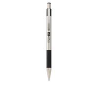 Zebra Pen F-301 - Confezione di 2 penne a sfera, punta da 1,0 mm, in acciaio INOX, nero