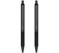 Zebra Pen G-450 - Penna a sfera retrattile ad asciugatura rapida, inchiostro gel, fusto in ottone nero, confezione da 2
