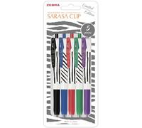 Zebra Pen SARASA CLIP 0.7mm Stripes Portafoglio 5