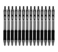 Zebra Pen Sarasa - Penne a sfera retrattili con inchiostro gel, ad asciugatura rapida, punta da 0,7 mm, inchiostro nero, confezione da 14