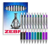 Zebra Pen Z-Grip Flight Penne A Sfera - 1,2mm - Vari Colori E Formati