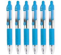 Zebra Pen Z-Grip - Mini penne a sfera, lunghezza 11,4 cm, inchiostro azzurro, confezione da 6