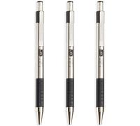 Zebra Pen Zebra F 301 Penna a sfera retrattile in acciaio inossidabile Larghezza