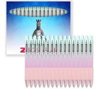 Zebra Penna Z-Grip Liscio Retraibile a Sfera - Pastello Ombre - Inchiostro Nero