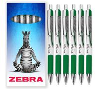 Zebra Penna Z-Grip Volo a Sfera - 1.2mm - Confezione Di 6 - Vari Colore Set