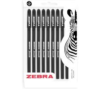 Zebra Penne A Boli Doodler'z MEDIUM Nere A Inchiostro Ufficio 10 Pezzi