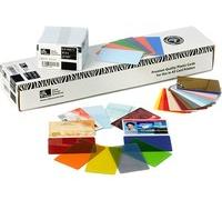 Zebra Premier Colour PVC 500 pz Silver 30mil (500) 104523-132