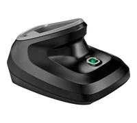 Zebra charging/transmitter cradle, presentation, black