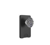 Zebra Print Skin Girly Print Faux Fur Animal Pattern PopSockets PopWallet per MagSafe