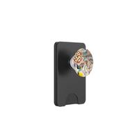 Zebra Print Skin Girly Print Faux Fur Animal Pattern PopSockets PopWallet per MagSafe