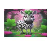 Zebra Puzzle Games for Adults E Bambini - for Creativity And Mindfulness - Challenging Jigsaw Puzzles 1000 Pezzi for Family （75×50cm）