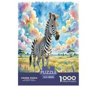 Zebra Puzzle Impossibili 1000 Pezzi Decorazione Per La Casa. Rilassamento E Intelligence Per Adulti E Ragazzi Da 14 Anni 38x26cm/1000pcs