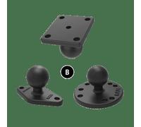 Zebra RAM-B-238U kit di fissaggio Nero (RAM DIAMOND BALL BASE 1IN - ACCESSORY KIT) NEW