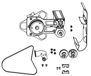 Zebra rewinder, upgrad kit