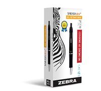 Zebra Sarasa Dry X1 Retractable Gel Ink Pens, Medium Point 0.7mm, Blue Rapid Dry Ink, 12-Count