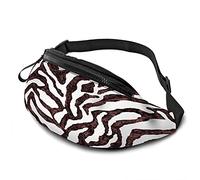 Zebra Skin Pattern casual per uomo Donna Pelliccia animale Nero Marrone Texture a righe Carta da parati Stampa artistica Durevole Goditi lo sport Escursionismo Corsa Ciclismo All'a