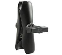 ZEBRA Socket Arm:UNPKD RAM DBL Ball Assembly RAM-201U, Keyboard, W125652301 (Assembly RAM-201U, Keyboard, Passive Holder, Indoor, Black)