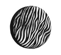 Zebra Stampa Copertura della Ruota di Scorta Impermeabile Antipolvere Auto Protezioni Portatile per RV SUV Camion Rimorchio Accessori 14 pollici