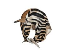 Zebra Stripes Bandana Berretto da baseball da donna con visiera cappello con sciarpa attaccata, cappello estivo leggero per il sole per viaggi, spiaggia all'aperto, nero