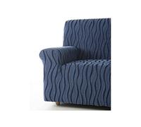 Zebra Textil Andromeda Copridivano Elasticizzato, Tessuto, Azzurro, 1 Posti