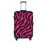Zebra Tiger Leopard - Copertura protettiva per trolley e bagagli, antigraffio, 45-81 cm, adatta per viaggi, viaggi di lavoro, bianco, L