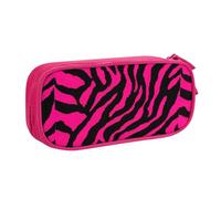Zebra, tigre leopardata, rosa, borsa per cancelleria, leggera, per scuola, università, ufficio, viaggi, ragazzi, ragazze e adulti, rosa, Taglia unica, Set di zaini per la scuola