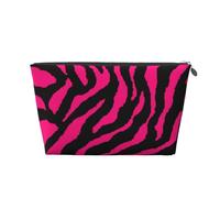 Zebra Tigre Leopardo Rosa, Borsa da toilette Borsa per trucco Borsa per cosmetici Borsa da toilette da viaggio portatile