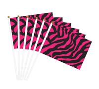 Zebra Tigre Leopardo Rosa Stampa Palmare Bandiera Versatile Bandiere Matrimonio Compleanno Vacanze Sport Decor Parata Show