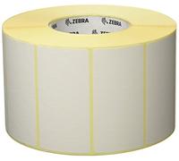 Zebra Unbeschichtetesthermotransfer etichetta, 25 mm, confezione da 2400 etichette Core, 76 mm, confezione da 10, 70 x 30 mm